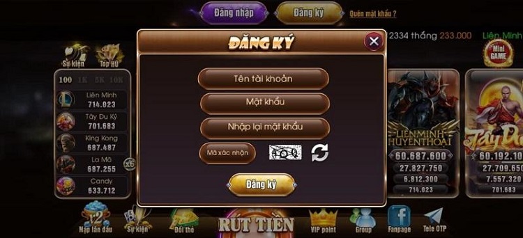 Hướng dẫn đăng nhập tài khoản game tại nhà cái Bik68 nhanh