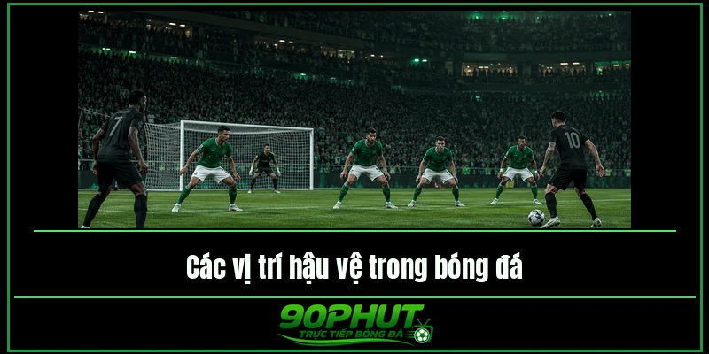 Các vị trí hậu vệ trong bóng đá