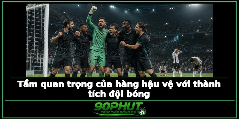 Tầm quan trọng của hàng hậu vệ với thành tích đội bóng